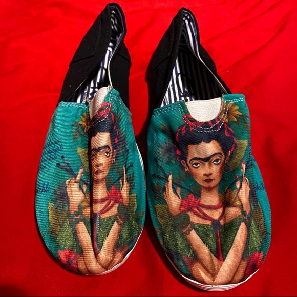 Shoes - Shoes, Slip-On’s Frida Kahlo Mexican Art